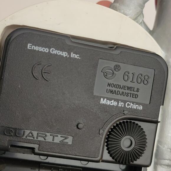 Wizard of Oz Tin Man Time to be Thoughtful Desk Clock Enesco Yellow brick road - Picture 15 of 16